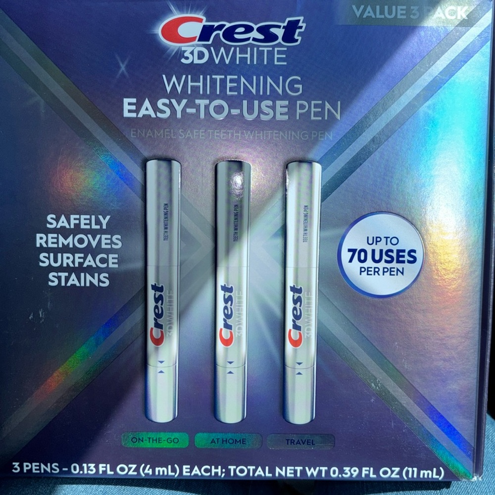 Crest 3D White Whitening Pens - 3 Pack